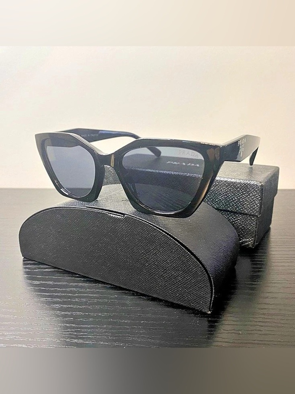 Prada Black Sunglasses w/ Case
